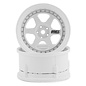 DS Racing DSC-DE-201  Element 6 Spoke Drift Wheels Triple White 12mm Hex