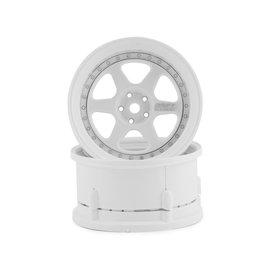 DS Racing DSC-DE-203  Element 6 Spoke Drift Wheels Triple White 12mm Hex
