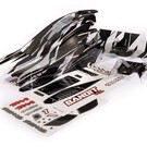 Traxxas TRA2436L  Body, Bandit VXL, ProGraphix / wing (graphics are printed)