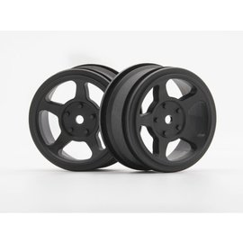 HPI HPI160336  Vintage TA2 26mm Black Wheels (0mm Offset) (2) VTA