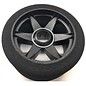 Hot Race Tyres HR08FB37  1/8th Tires 37 Shore Front on Black Rims