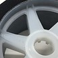 Hot Race Tyres HR08FW37  1/8th Tires 37 Shore Front on White Rims