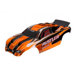 Traxxas TRA3750T  Orange Body Rustler & Rustler VXL