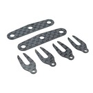 RC Maker RCM-A12-RHS  RC Maker Carbon Front Ride Height Specer Set for Awesomatix A12 A12RHS