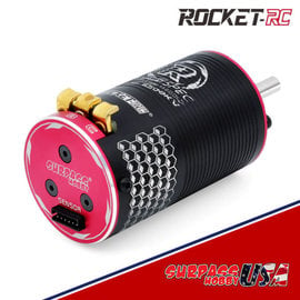 Surpass Hobby USA SP-036602-10 Rocket-RC 550 6500Kv 4-Pole 1/10 DRAG SPEC Sensored Racing Motor