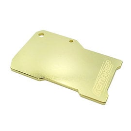 RC Maker RCM-X4-FEPB-PO  RC Maker Floating Electronics Option Brass Plate for Xray X4 X4FEPBPO