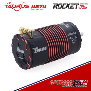 Surpass Hobby USA SP-042740-02-1500 Rocket 1/8 Taurus 1500Kv 7S Off-Road Buggy & Truggy Sensored Brushless Motor