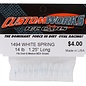 Custom Works R/C CSW1494  Custom Works MDX 14 Pound Spring 1.25" White