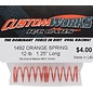Custom Works R/C CSW1492  Custom Works MDX 12 Pound Spring 1.25" Orange