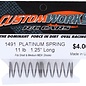 Custom Works R/C CSW1491   Custom Works MDX 11 Pound Spring 1.25" Platinum