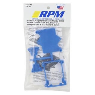 RPM R/C Products RPM73765 Blue ESC Cage for Castle Mamba X ESC