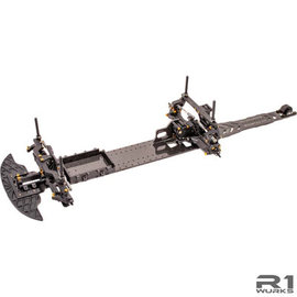 R1wurks R1-DC1KITV2ALD  DC1 Complete Kit V1 Shock Kit w/ Aluminum Laydown Transmission Drag Racing