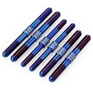 J Concepts JCO2682-1  Fin Titanium Turnbuckle Kit, Burnt Blue, 6pc, Fits D819 / E819 26821