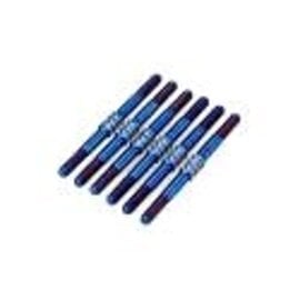 J Concepts JCO2848-1  3.5mm Fin Turnbuckle Kit - Burnt Blue, 6pcs, Fits TLR 22 5.0