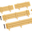 Traxxas TRA9798  Stake sides, utility trailer (complete set)/ spare tire mount (2)/ 3x18mm BCS (2)