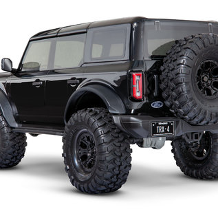 Traxxas TRA92076-4  Black Traxxas TRX-4 1/10 Trail Crawler Truck w/2021 Ford Bronco Body (Shadow Black) & TQi 2.4GHz Radio
