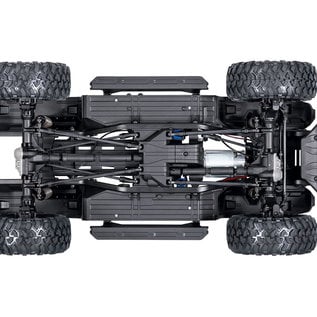 Traxxas TRA92076-4  Sliver Traxxas TRX-4 1/10 Trail Crawler Truck w/2021 Ford Bronco Body (Iconic Silver) & TQi 2.4GHz Radio