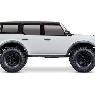 Traxxas TRA92076-4  White Traxxas TRX-4 1/10 Crawler w/2021 Ford Bronco Body (White) w/TQi 2.4GHz Radio
