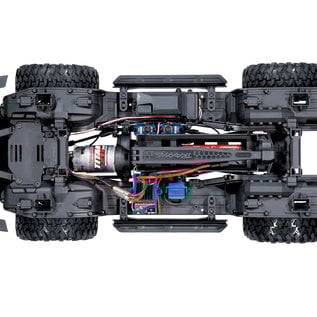 Traxxas TRA92076-4  White Traxxas TRX-4 1/10 Crawler w/2021 Ford Bronco Body (White) w/TQi 2.4GHz Radio