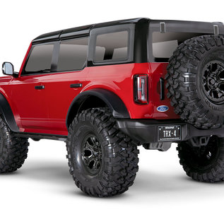 Traxxas TRA92076-4  Red Traxxas TRX-4 1/10 Crawler w/2021 Ford Bronco Body (Red) w/TQi 2.4GHz Radio