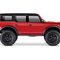 Traxxas TRA92076-4  RED Traxxas TRX-4 1/10 Crawler w/2021 Ford Bronco Body (Red) w/TQi 2.4GHz Radio
