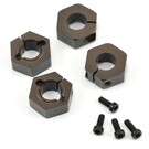 Tekno RC TKR1654X  Tekno RC 12mm Aluminum M6 Driveshaft Hex Adapter Set (4)