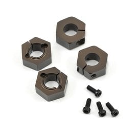 Tekno RC TKR1654X  Tekno RC 12mm Aluminum M6 Driveshaft Hex Adapter Set (4)