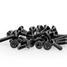 J Concepts JCO2996-2  B6.4 Titanium Screw Set, Lower, Black, 26pc 29962