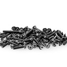 J Concepts JCO2995-2  B6.4 Titanium Top Hat Screw Set, Upper, Black, 70pc