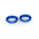 J Concepts JCO2702-1  Fin, 13mm Shock Collar, Blue, Fits Team Associated 13mm Shock Body 27021
