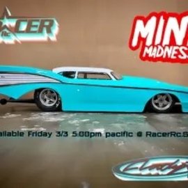 Racer RC RCR-57MLD  Racer RC by Andy’s 57 Bel Air 1/16 Drag Body For Losi Mini B