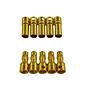 Racers Edge RCE1663 3.5mm Gold Plated Banana Plugs, Male & Female (5 pair)