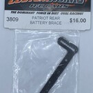 Custom Works R/C CSW3809  Patriot Rear Battery Brace