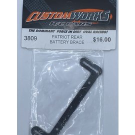 Custom Works R/C CSW3809  Patriot Rear Battery Brace