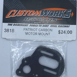 Custom Works R/C CSW3818  Patriot Carbon Motor Mount
