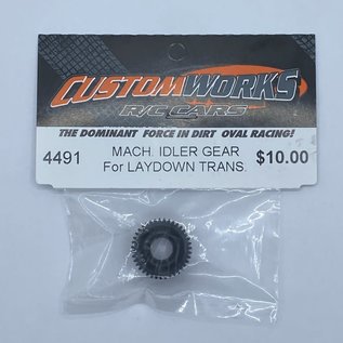 Custom Works R/C CSW4491  Machined Idler for Laydown Transmissions (1)