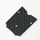 Mugen Seiki MUGE2431  E2431 Graphite Rear Wing Mount Plate: X8R/8RE, X8TR/RE 2431