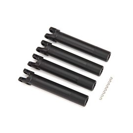 Traxxas TRA8993A  Widemaxx Half shafts, outer (extended, front or rear) (4)/ e-clips (8)
