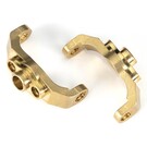 Traxxas TRA9733 BRASS  TRX-4M Caster blocks, brass (4 grams each) (left & right)