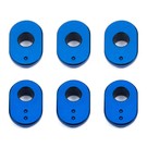 Team Associated ASC8659 Factory Team RC10F6 Caster Bushings, Aluminum