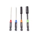 RP-0669  RUDDOG Metric Hex and Nut 1/4" Power Tool Wrench Set (1.5 | 2.0 | 5.5 | 7.0mm) 669