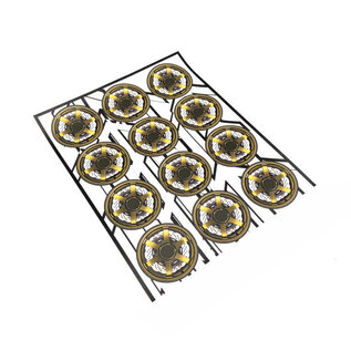MXLR MAX-07-004  MXLR RACE Wheel Sticker #4 (12pcs) 07004