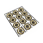 MXLR MAX-07-004  MXLR RACE Wheel Sticker #4 (12pcs) 07004