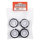 Xpress XP-40233  Xpress Competition 40X V4 Pre-Glued Wheel Set For 1/10 Mini Touring