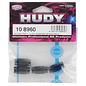 Hudy HUD108960  Aluminum Nut For 1/10 Off-Road Set-Up System (4)