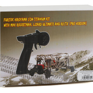 Furitek FTK-FUR-2250  Furitek Hiroyama 1/24 Rock Crawler Ultimate Kit w/2.4Ghz Transmitter, Receiver, Rocket Man Transmission, ESC, & Motor