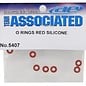 Team Associated ASC5407  O Rings, Red Silicone