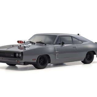 Kyosho KYOFAB707  Clear 200mm Body Set 1970 Dodge Charger Supercharged VE Non-Decoration Body Set FAB707