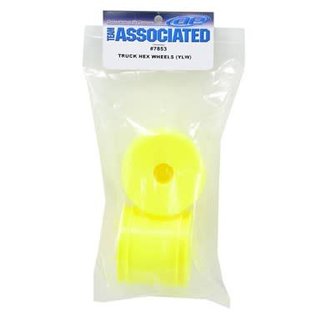 Team Associated ASC7853  Yellow 2.2 Truck 12mm Hex Wheel (2) For T6.1  T5M  T4.2  XT2