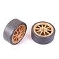 Tamiya 51219 Drift Tires Type D & Wheels